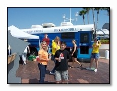 Billy Alicia and Jane Snow at the Pier for the Bone Marrow drive, click to view a larger image